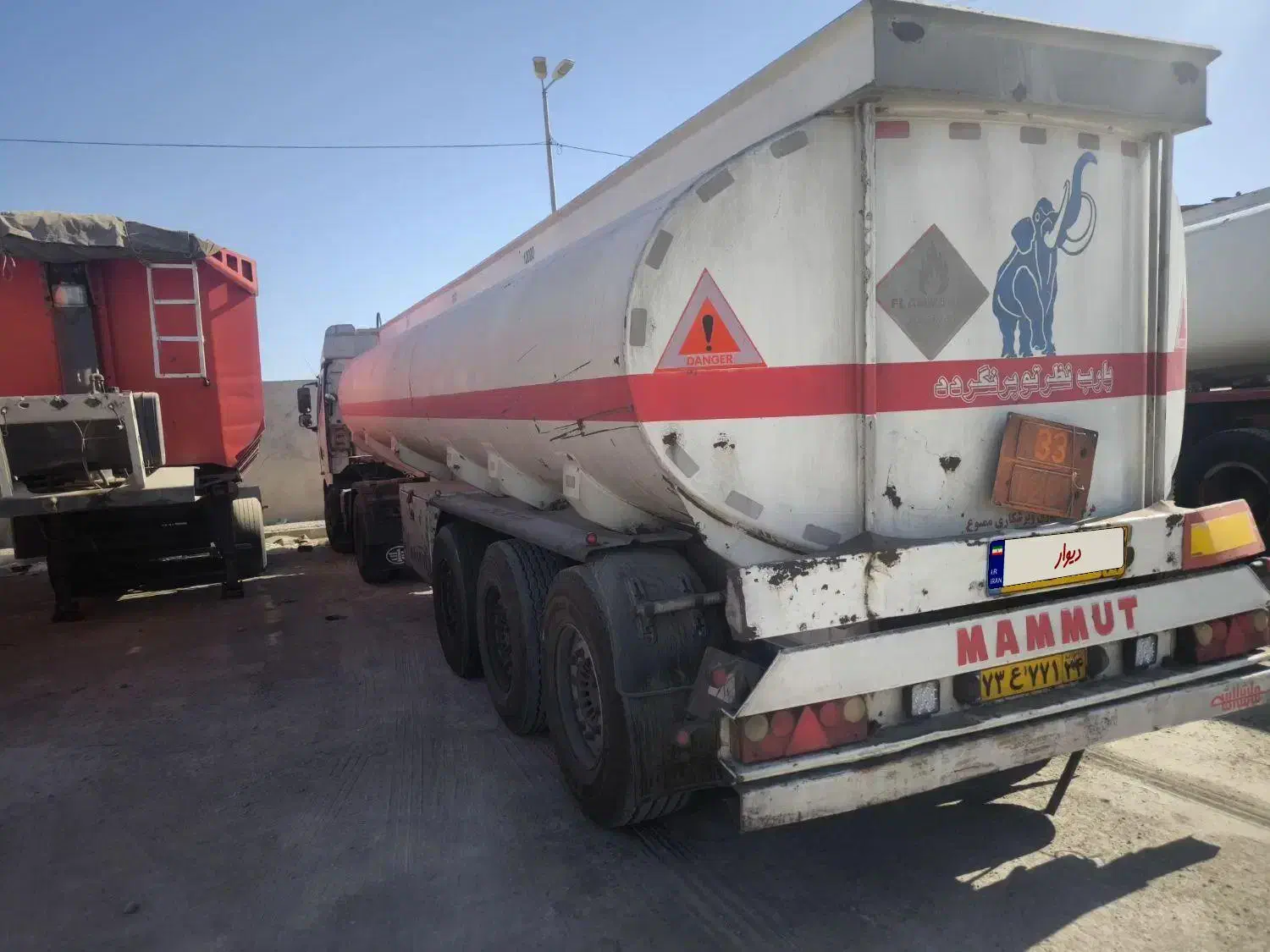 تانم سه محور ماموت|خودرو سنگین|بندر ماهشهر, |دیوار