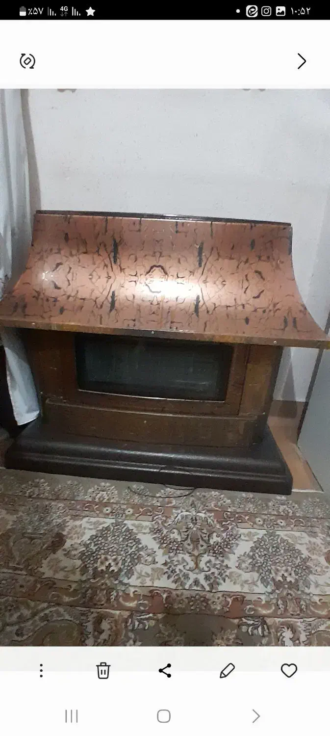 بخاری طرح شومینه مشهد دوام|بخاری، هیتر، شومینه|شاهین‌شهر, اقبال لاهوری|دیوار