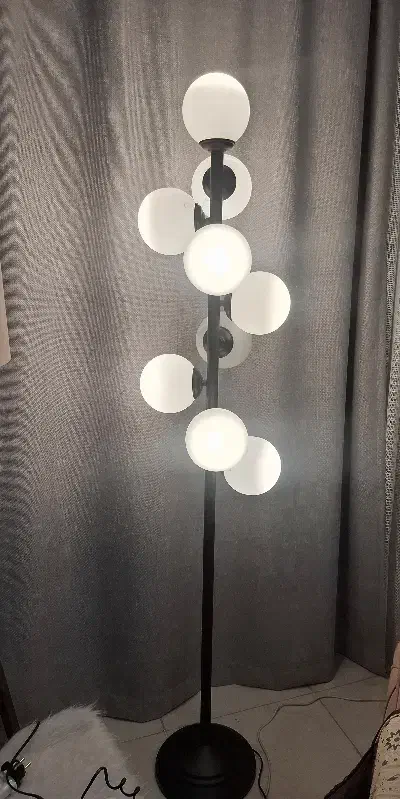 آباژور کنار سالنی نو همراه با لامپ|چراغ خواب و آباژور|کرمان, |دیوار