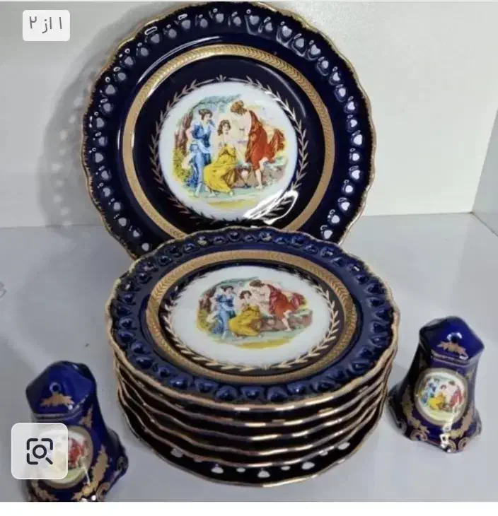 سرویس میوه خوری طرح ۳دختر|صنایع دستی و سایر لوازم تزئینی|بروجرد, |دیوار