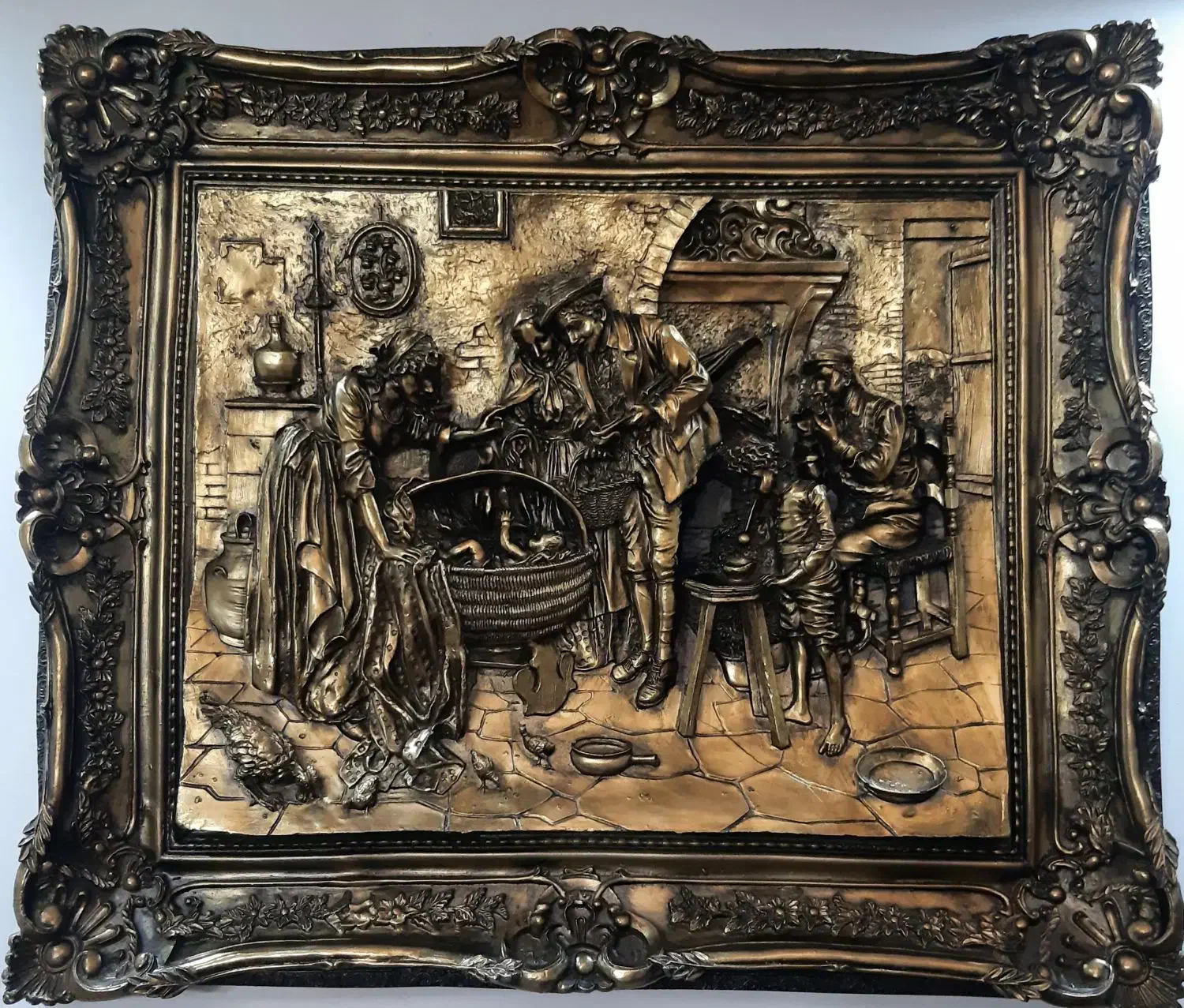 تابلو برجسته رزین|تابلو، نقاشی، عکس|تهران, خواجه نظام الملک|دیوار