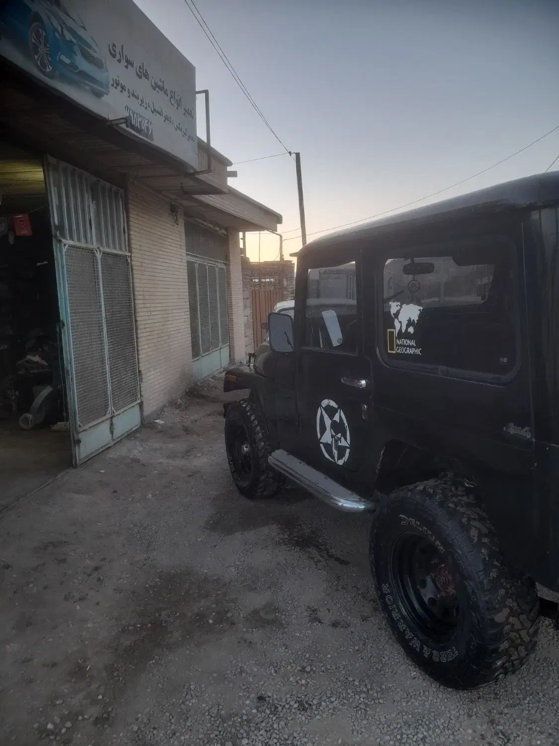جیپ صحرا مدل۷۶ مشکی|خودرو کلاسیک|کیار, |دیوار
