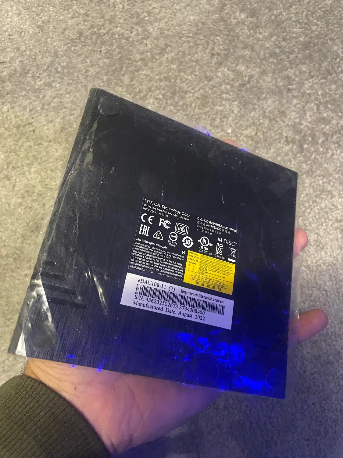 DVD رام رایتر liteon فوری اکبند eBau108|قطعات و لوازم جانبی رایانه|تهران, شهرک غرب|دیوار