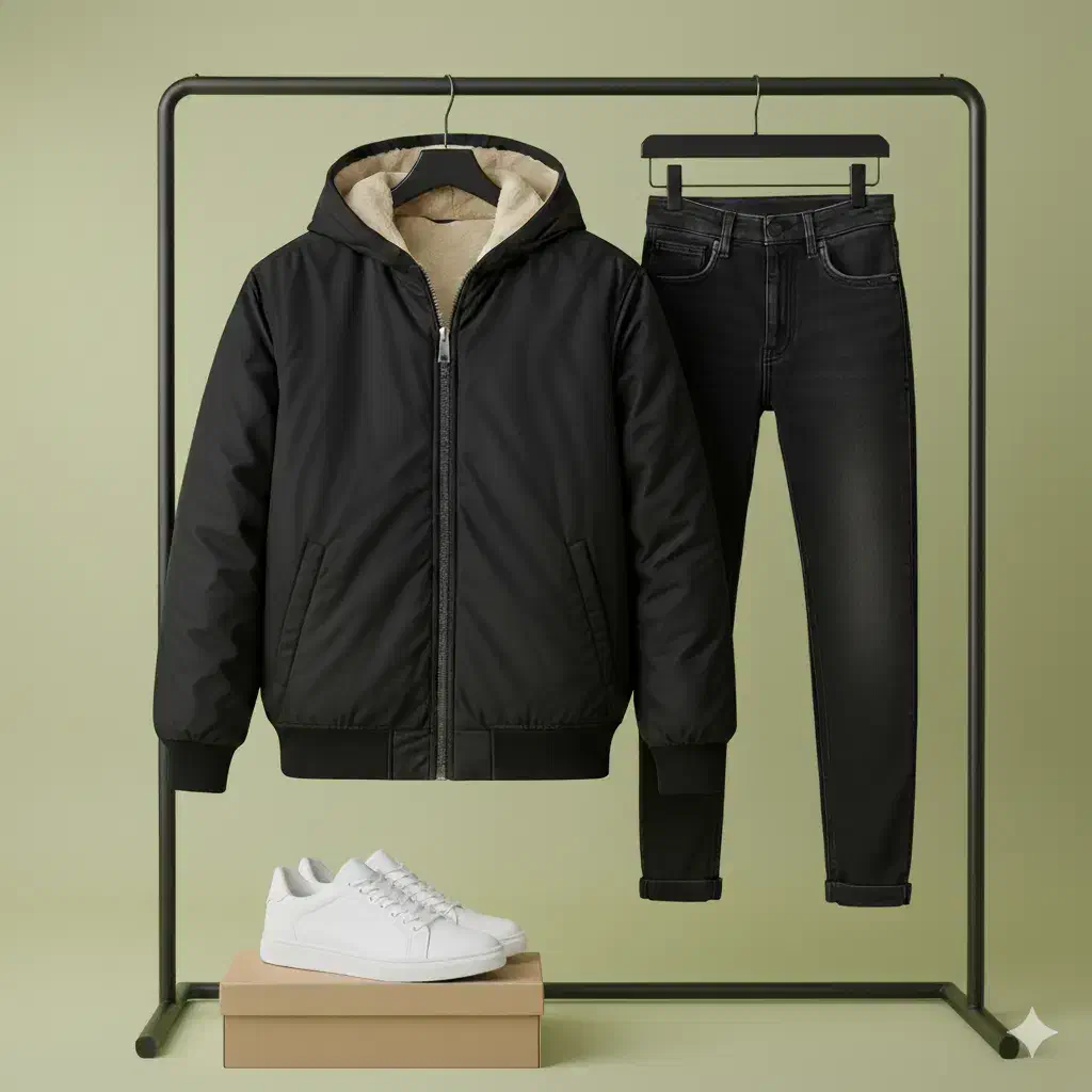 کاپشن زمستونی کلاهدار مدل WarmRoot/ضدآب/جیبدار|لباس|شهرکرد, |دیوار