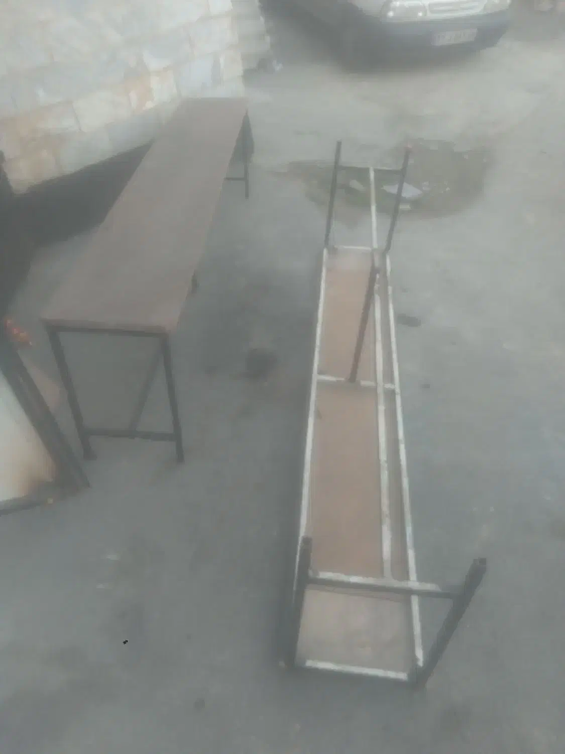 ۲تا نیمکت آهنی ۴تا چوبی|حراج|گرگان, |دیوار