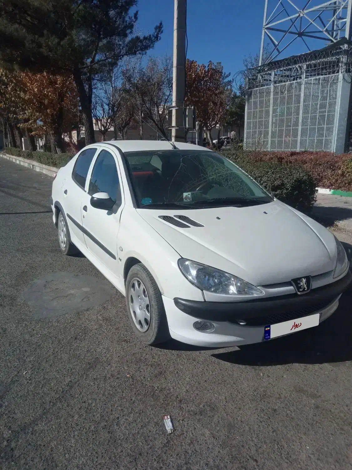 پژو 206 sd سفید ...|خودرو سواری و وانت|تربت‌حیدریه, قائم|دیوار