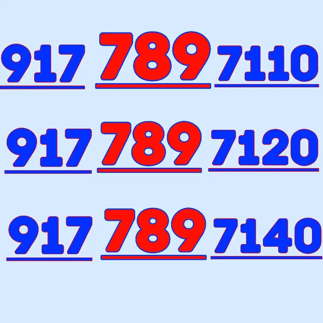 917.7.8.9.7110|سیم‌کارت|شیراز, معالی‌آباد|دیوار
