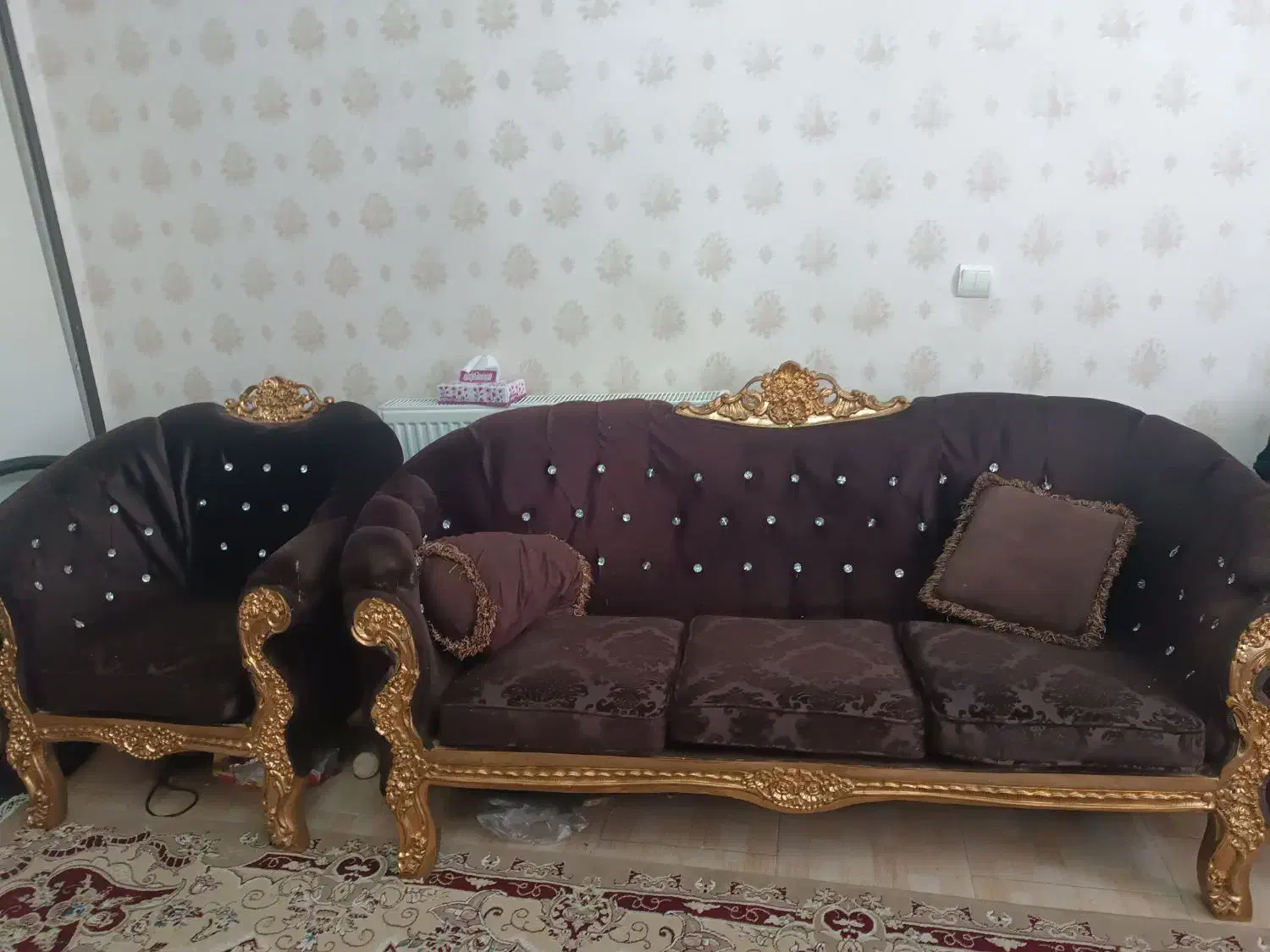 مبل 7نفره|مبلمان خانگی و میز عسلی|محمدیه-قزوین, |دیوار