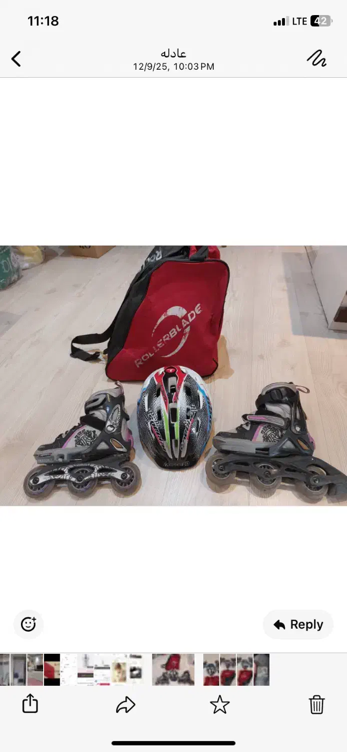 اسکیت رولر بلید|دوچرخه، اسکیت، اسکوتر|تهران, سید خندان (جلفا)|دیوار