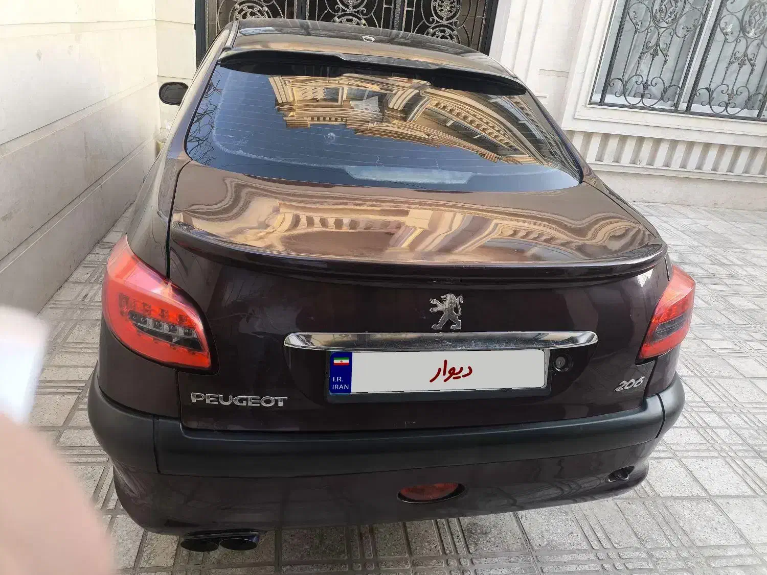 پژو ۲۰۶ صندوقدار وی ۸ مدل ۸۵ موتور tu5|خودرو سواری و وانت|شاهین‌شهر, حافظ جنوبی|دیوار