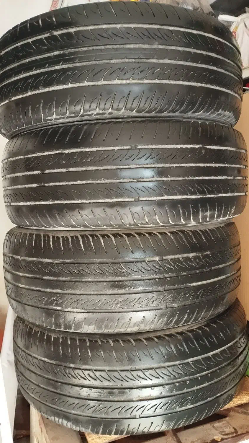 ۲ جفت لاستیک پژو|قطعات یدکی و لوازم جانبی|تربت‌حیدریه, پائین ولایت|دیوار