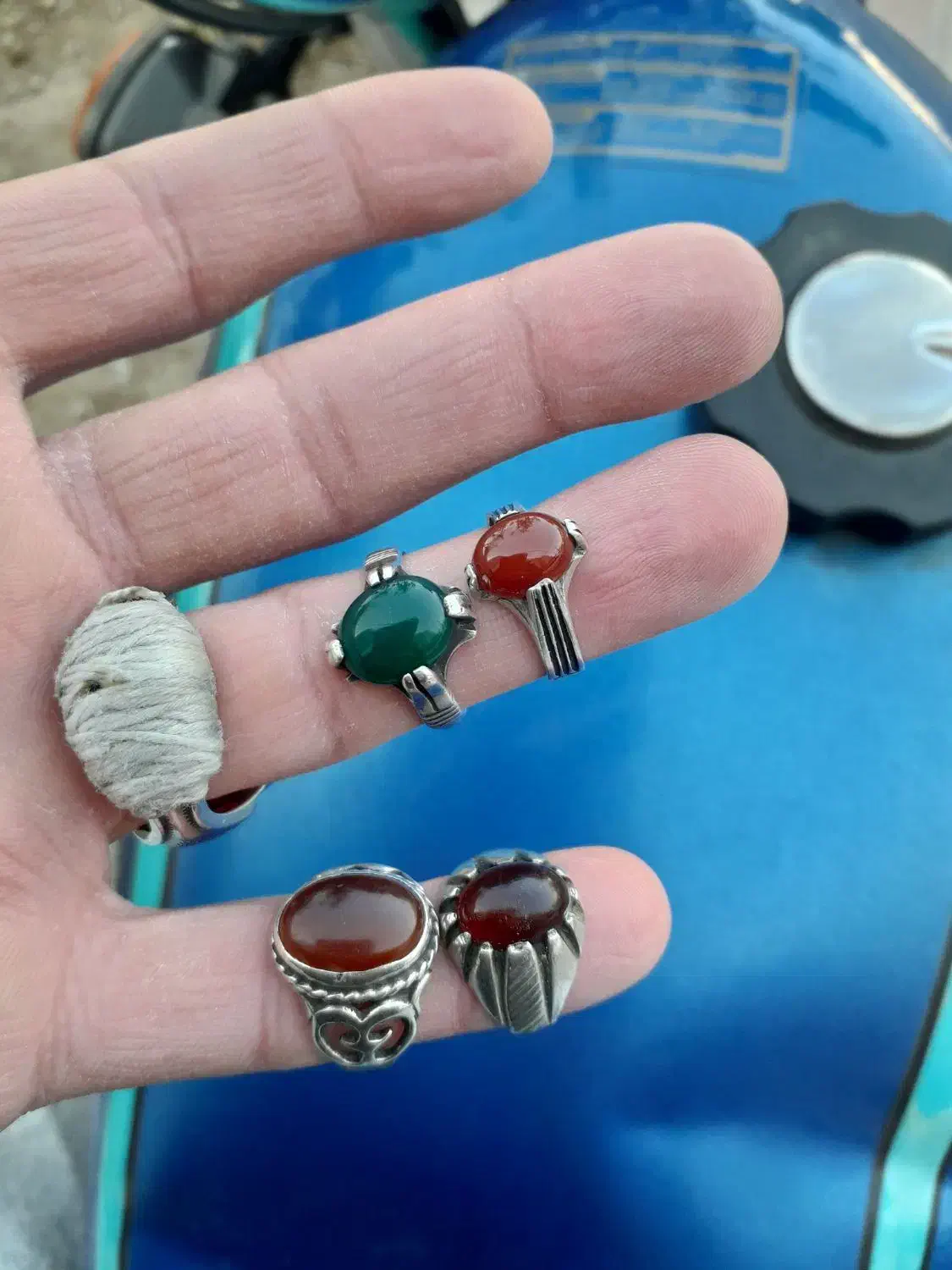 انگشتر نقره.|جواهرات|ورامین, ورامین|دیوار