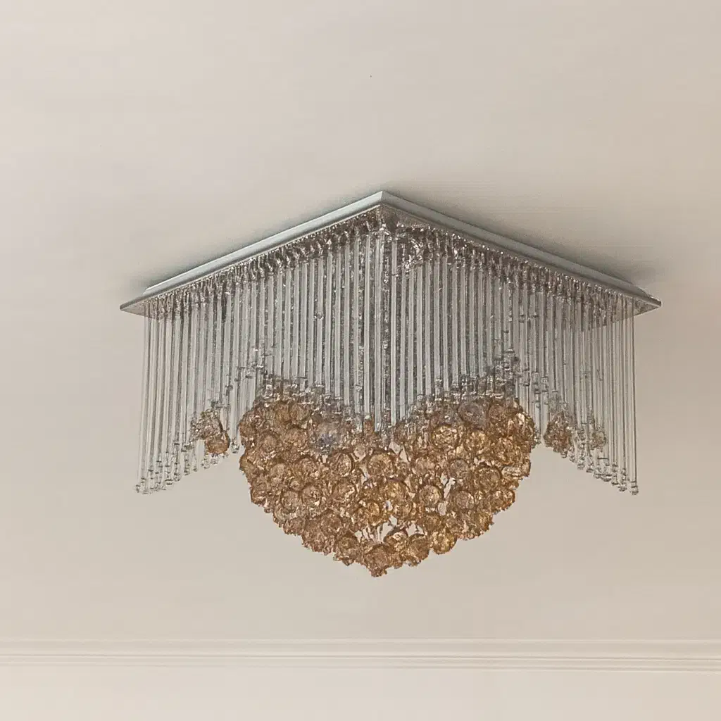 لوستر فلش خور کنترول دار|لوستر و چراغ آویز|یزد, |دیوار