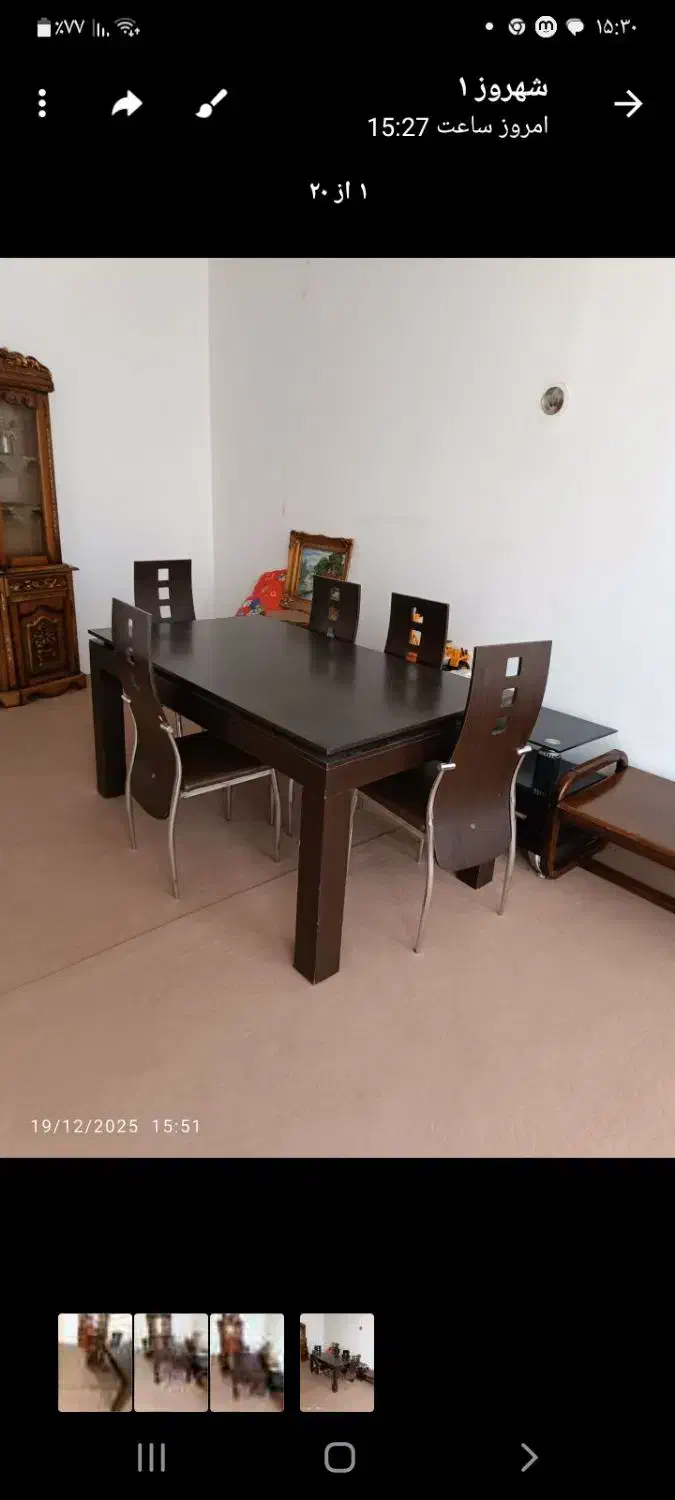 میز غذاخوری|میز و صندلی غذاخوری|اردبیل, |دیوار