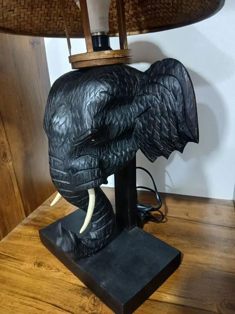 مجسمه چوبی فیل تایلندی|مجسمه، تندیس، ماکت|تهران, نعمت‌آباد|دیوار