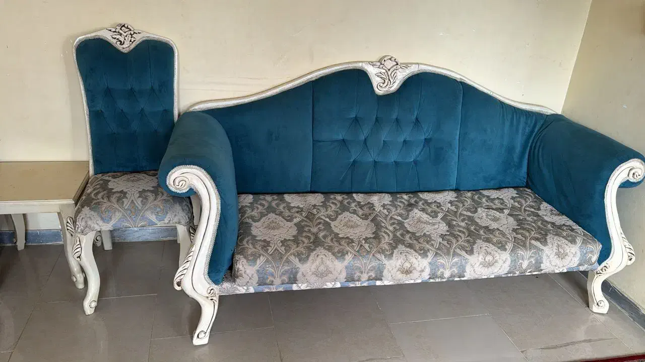 مبلمان ۹ نفره تمام چوب|مبلمان خانگی و میز عسلی|ساری, |دیوار