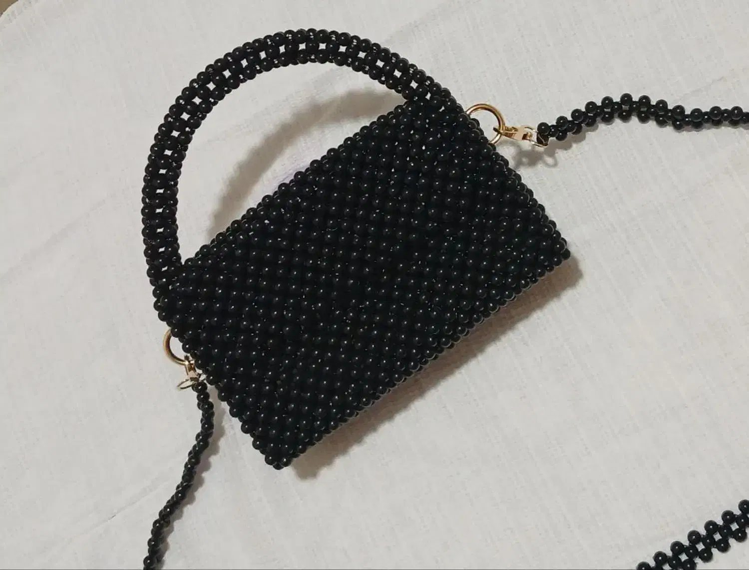 کیف مرواریدی دسته دار|کیف، کفش، کمربند|پاکدشت, پاکدشت (مامازند)|دیوار