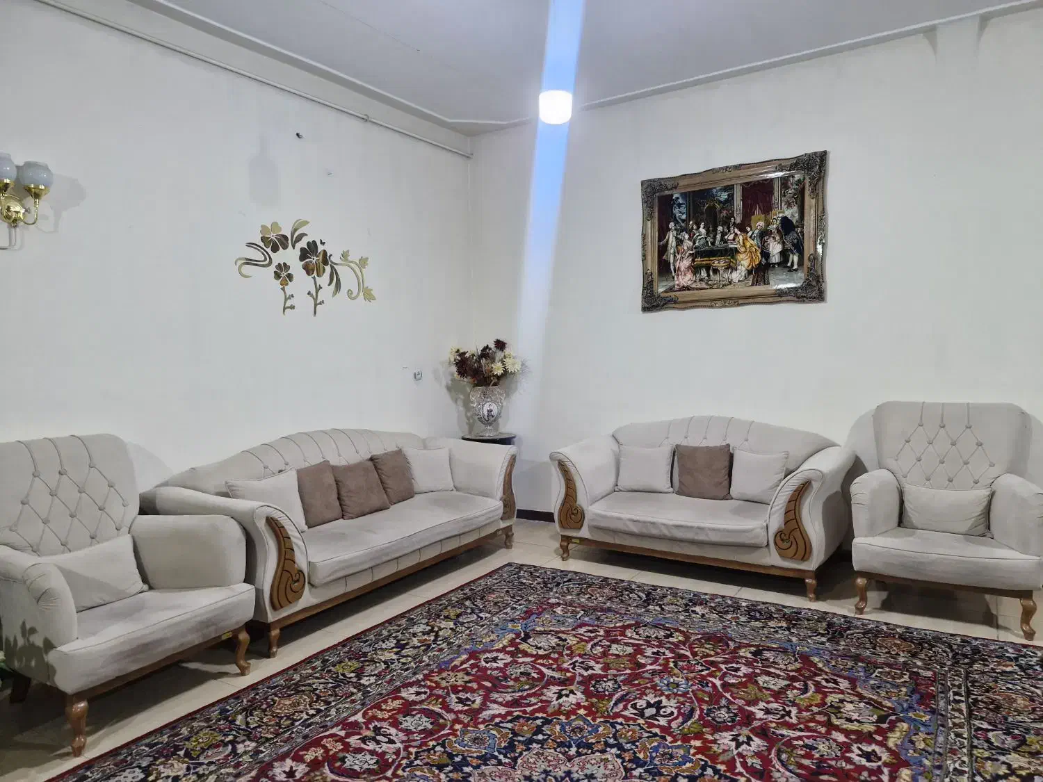 مبل راحتی 7نفره شرکتی بدونه هیچ آسیبی|مبلمان خانگی و میز عسلی|کرمانشاه, |دیوار