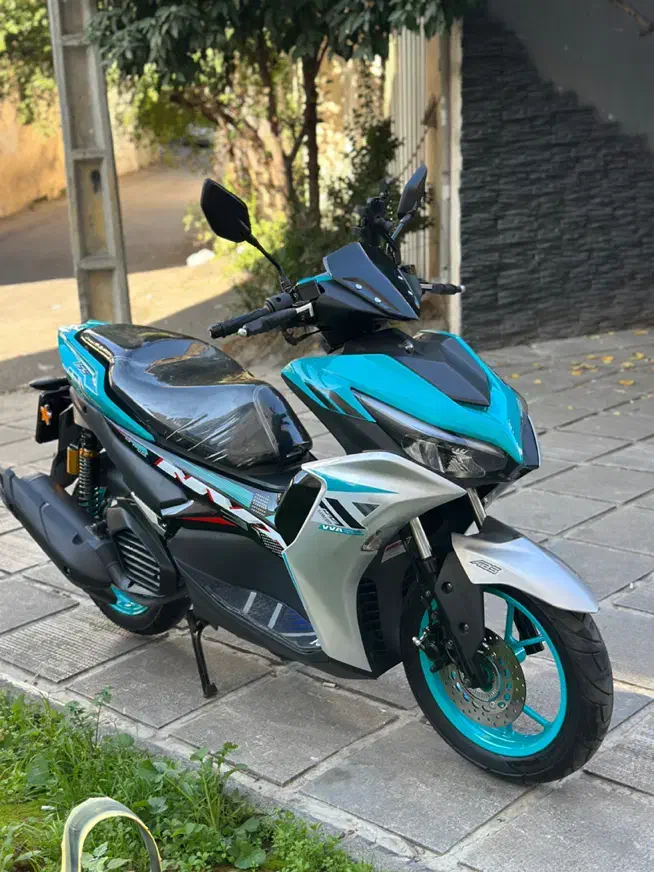 موتور کلیک،آیروکس نیو، خشک،آبی فیروزه ای|موتورسیکلت|ساری, |دیوار