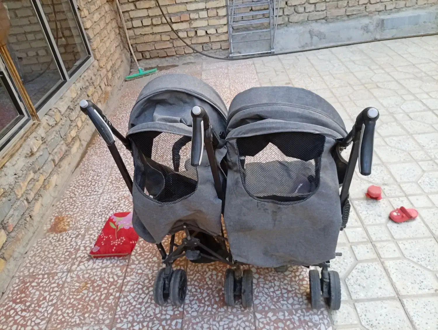 کالسکه بچه دوقلو|کالسکه و لوازم جانبی|فلاورجان, |دیوار