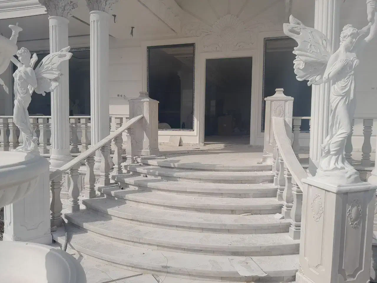 نصب نرده سنگی و آبنما و شومینه واسلب|خدمات پیشه و مهارت|اصفهان, خانه اصفهان|دیوار