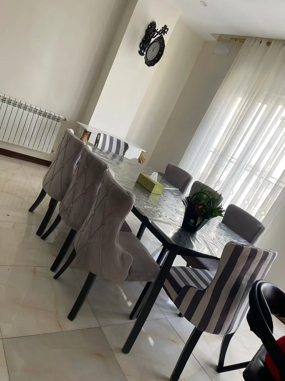 میز ناهار خوری|میز و صندلی غذاخوری|رودهن, |دیوار