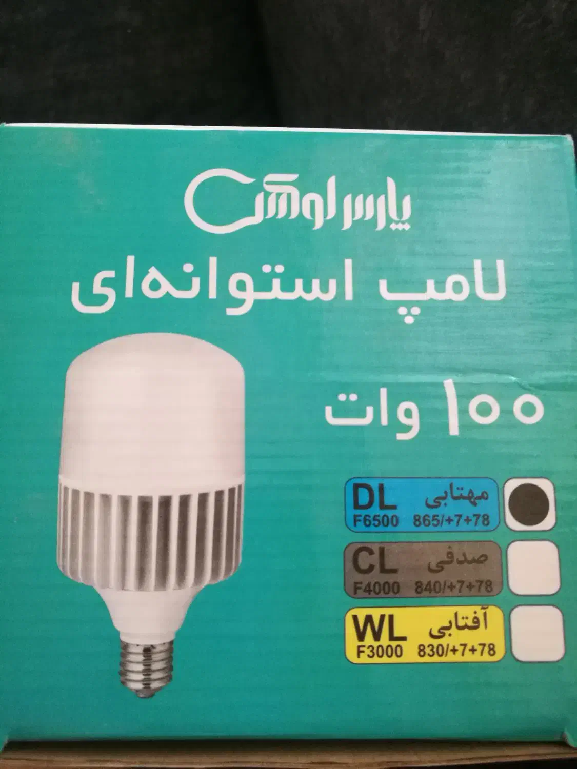 لامپ 100 وات استوانه ای|لامپ و چراغ|شیراز, کوشک میدان|دیوار