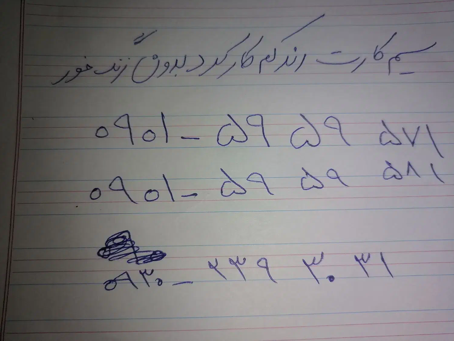 سیم کارت رند کم کارکرد بدون زنگخور|سیم‌کارت|ری, علایین|دیوار