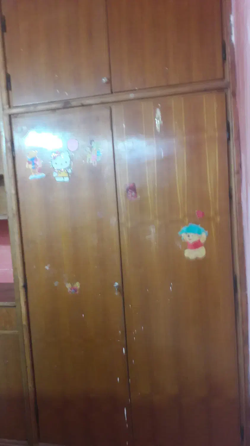 کمد دیواری با چوب روس در حد نو و چند تخت فلزی|جاکفشی، کمد، دراور|مسجد سلیمان, |دیوار