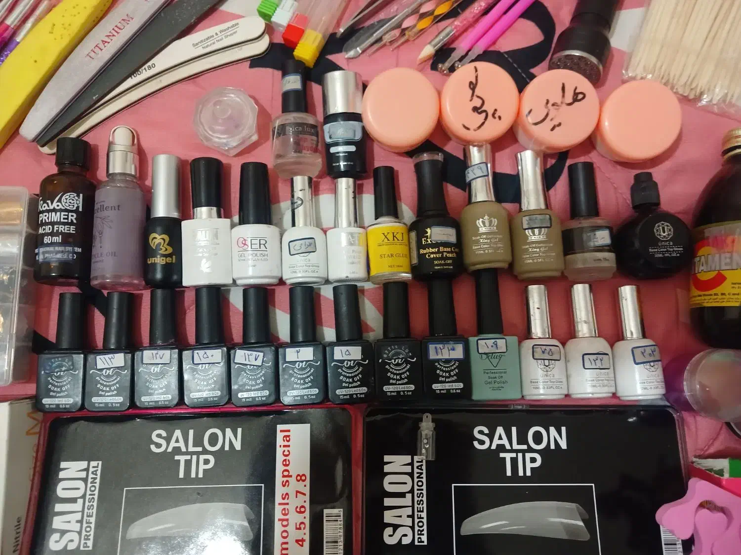 وسایل کاشت ناخن|آرایشی، بهداشتی، درمانی|مرودشت, ژیان|دیوار