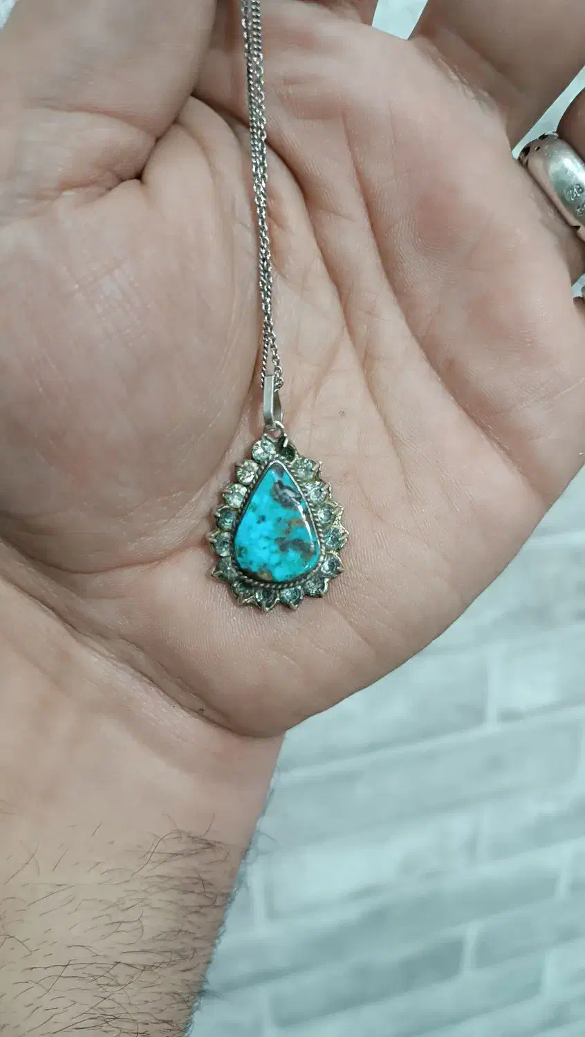 انگشتر نقره عقیق فیروزه جواهری|جواهرات|آمل, |دیوار