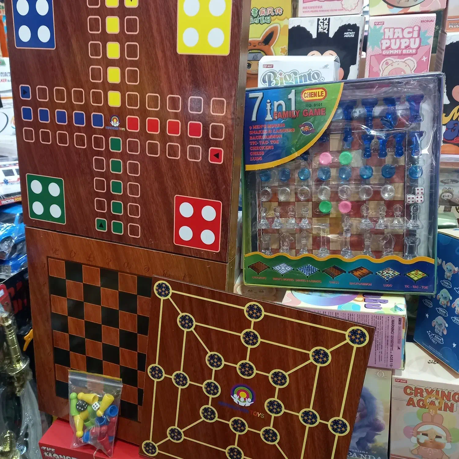 منچ مارپله شطرنج دوز،۹ بازی،۶ بازی شب چله|اسباببازی|ورامین, ورامین|دیوار