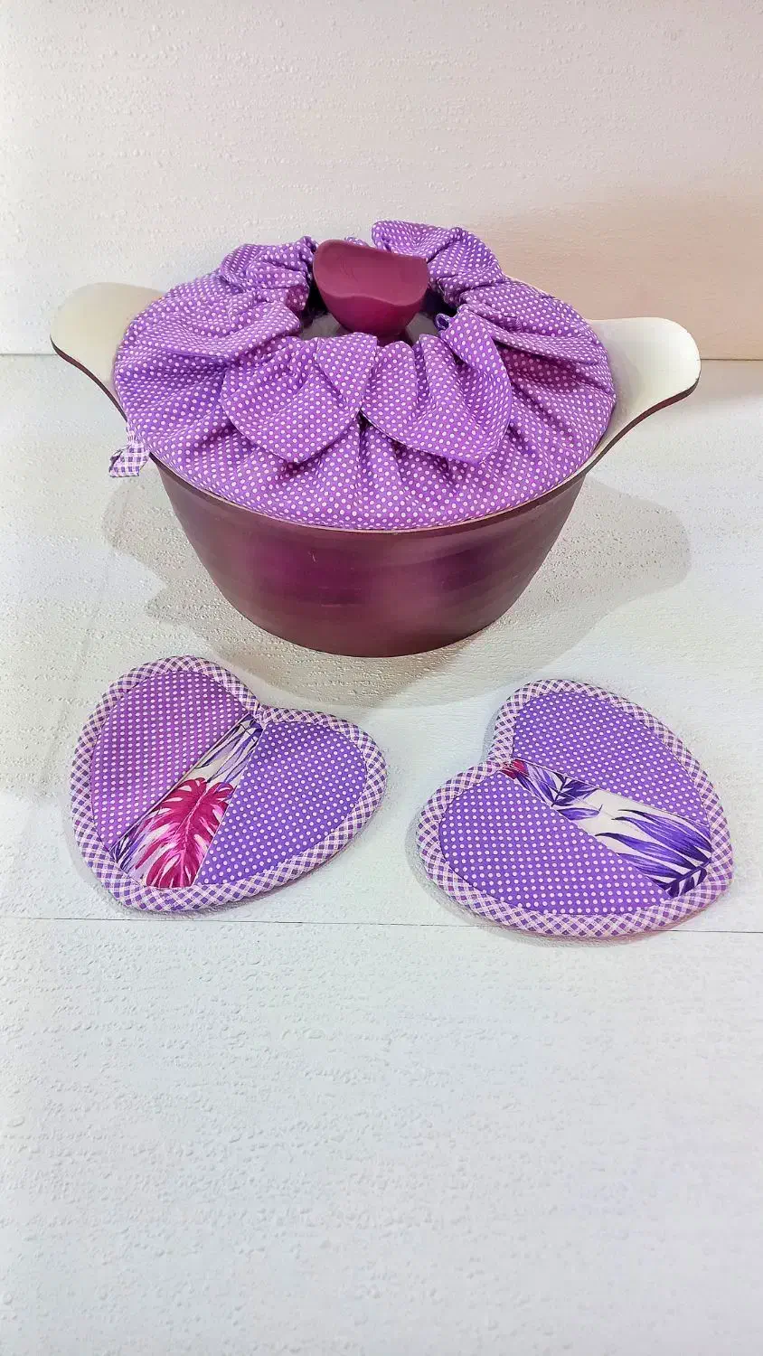 دمکن و دستگیره پارچه ای مزون دوز|سفره، حوله، دستمال آشپزخانه|شیراز, حسن آباد|دیوار