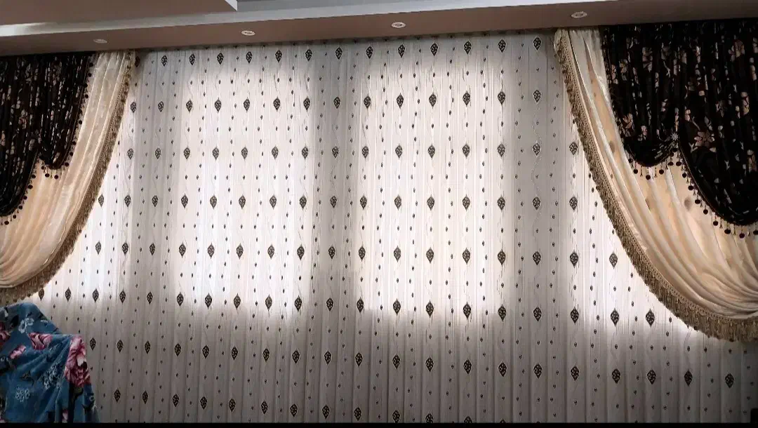 پرده پذیرایی سالم(+۵ پرده اتاق رایگان)|پرده، رانر، رومیزی|قم, باجک سه|دیوار