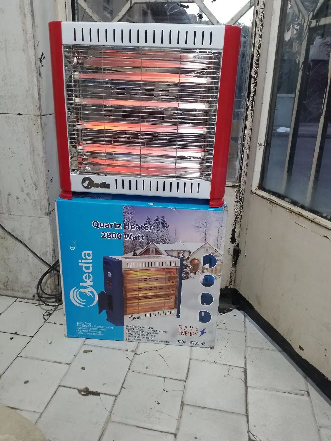 بخاری برقی هیتر برقی فن دار با ضمانت گرمایش 100متر|بخاری، هیتر، شومینه|اصفهان, خواجه عمید|دیوار