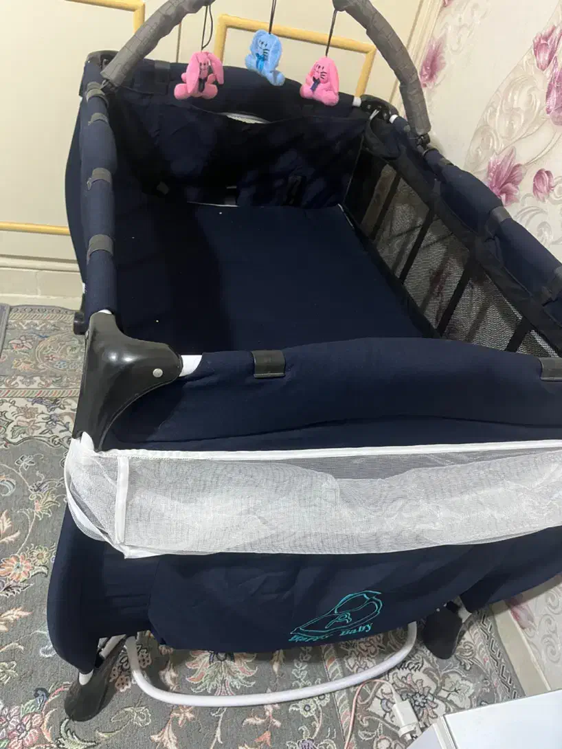 تخت کودک چهار کاره نو|تخت و صندلی بچه|فولادشهر, C4|دیوار