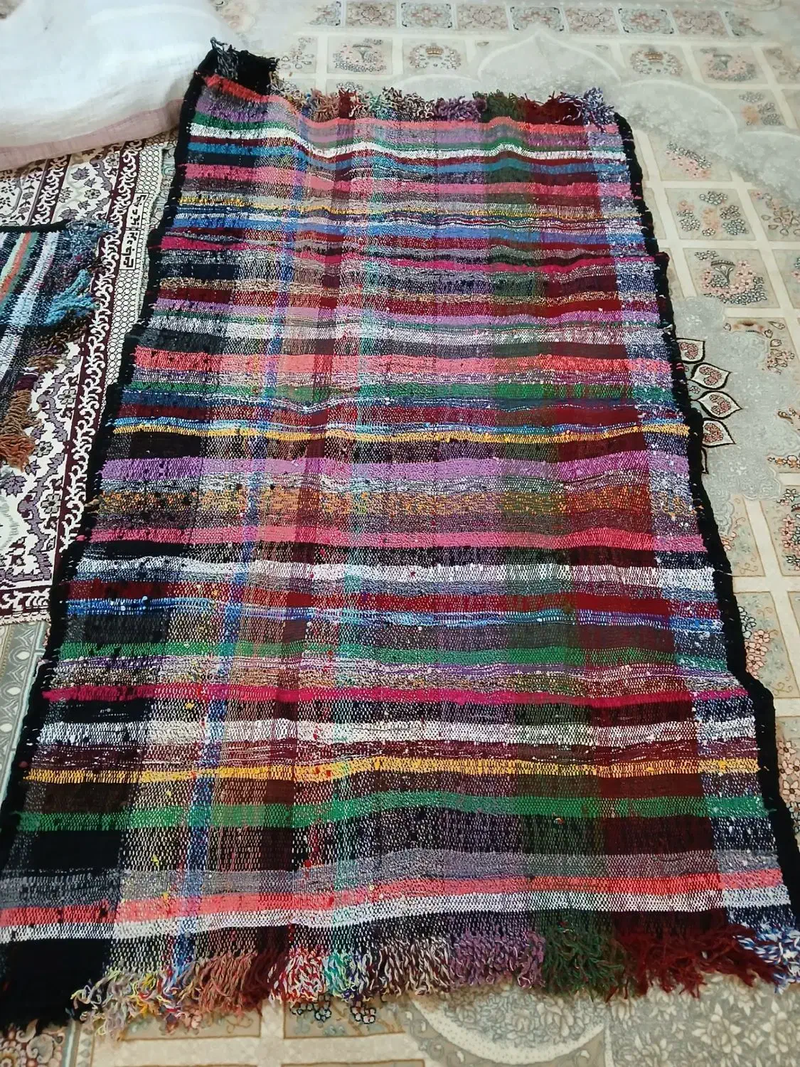 فرش دستی سنتی|گلیم، جاجیم، گبه|شیروان (خراسان), |دیوار