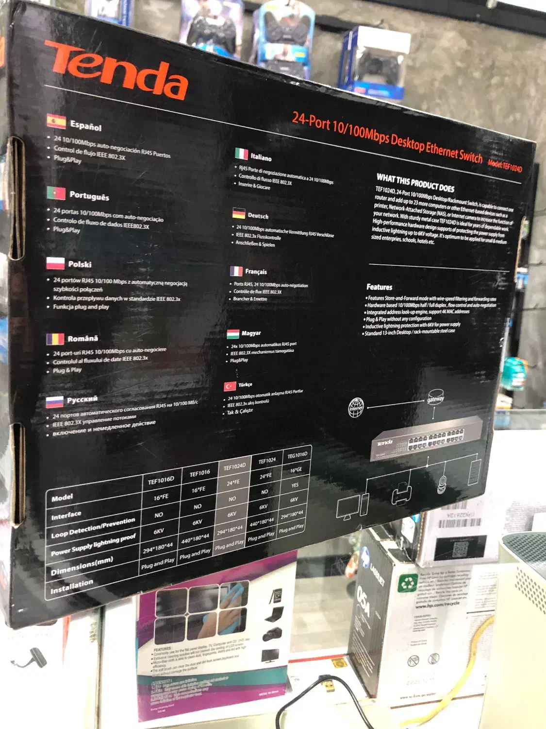 سوییچ 24 پورت تندا مدل TEF1024D|مودم و تجهیزات شبکه|فردیس, فردیس|دیوار