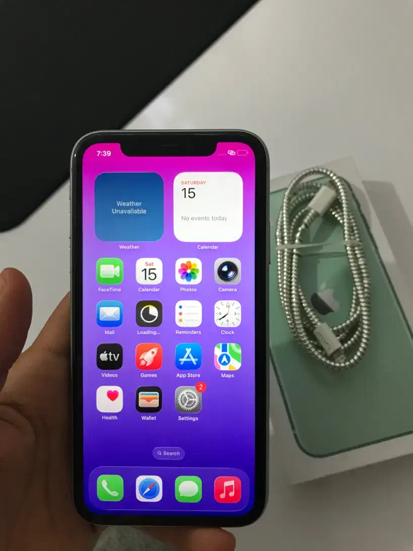 آیفون 11نرمال دوسیم کارته128گیگ|موبایل|رامهرمز, |دیوار