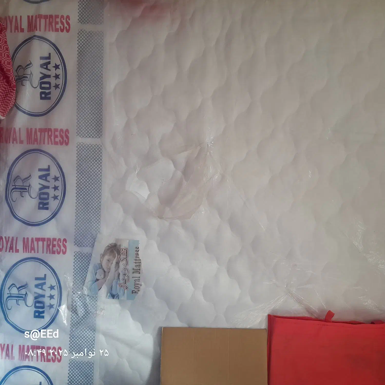 تختخواب دو نفره نو رویال سه ستاره|تخت و سرویس خواب|آبیک, |دیوار