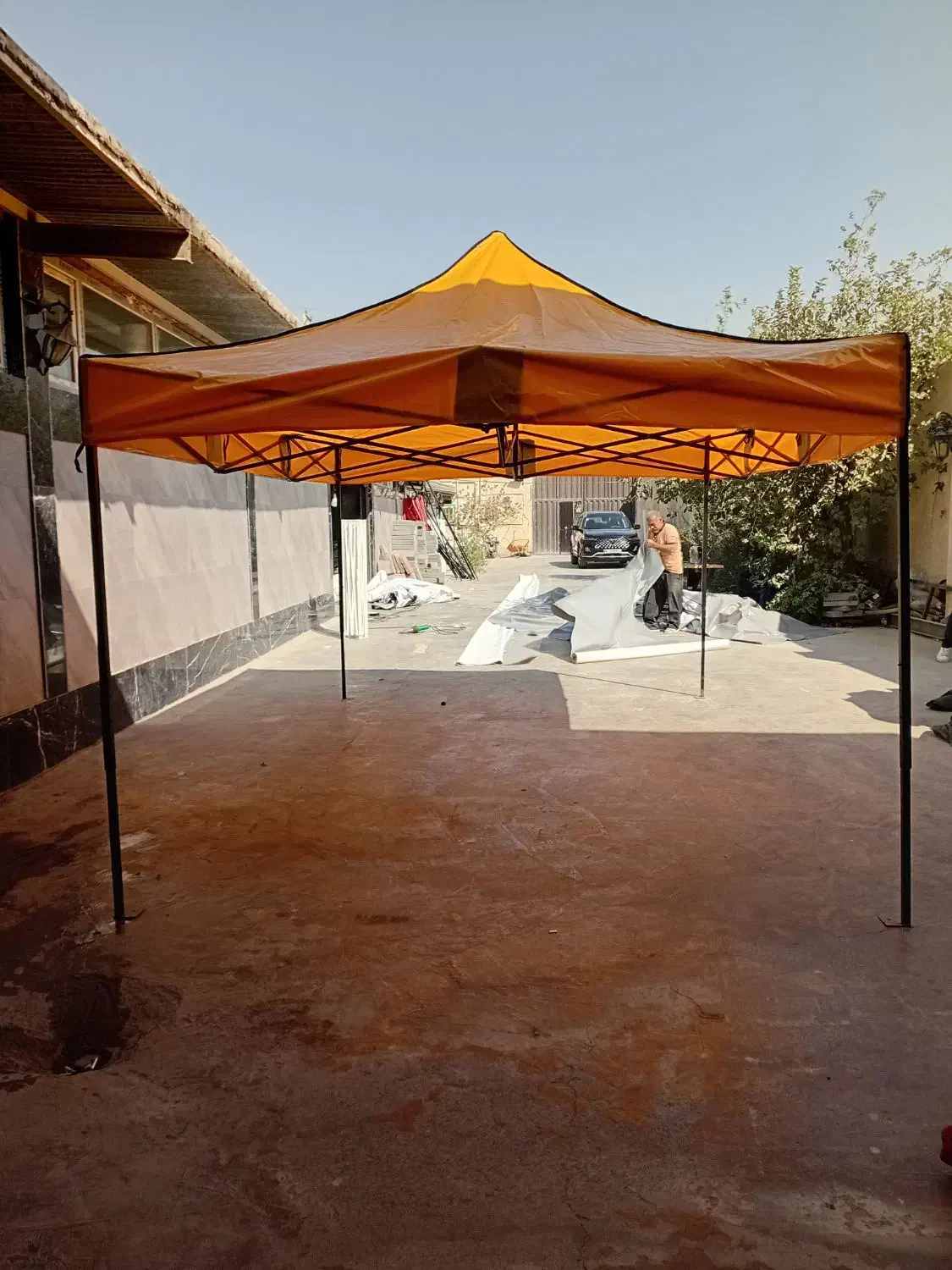 الاچیق پایه مشکی دوزی سایبان چادر چتر|کوهنوردی و کمپینگ|تهران, شهرک پاسداران|دیوار