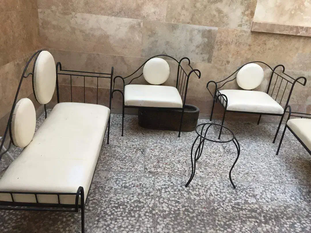 فروش مبل باغی فلزی|مبلمان خانگی و میز عسلی|کازرون, |دیوار