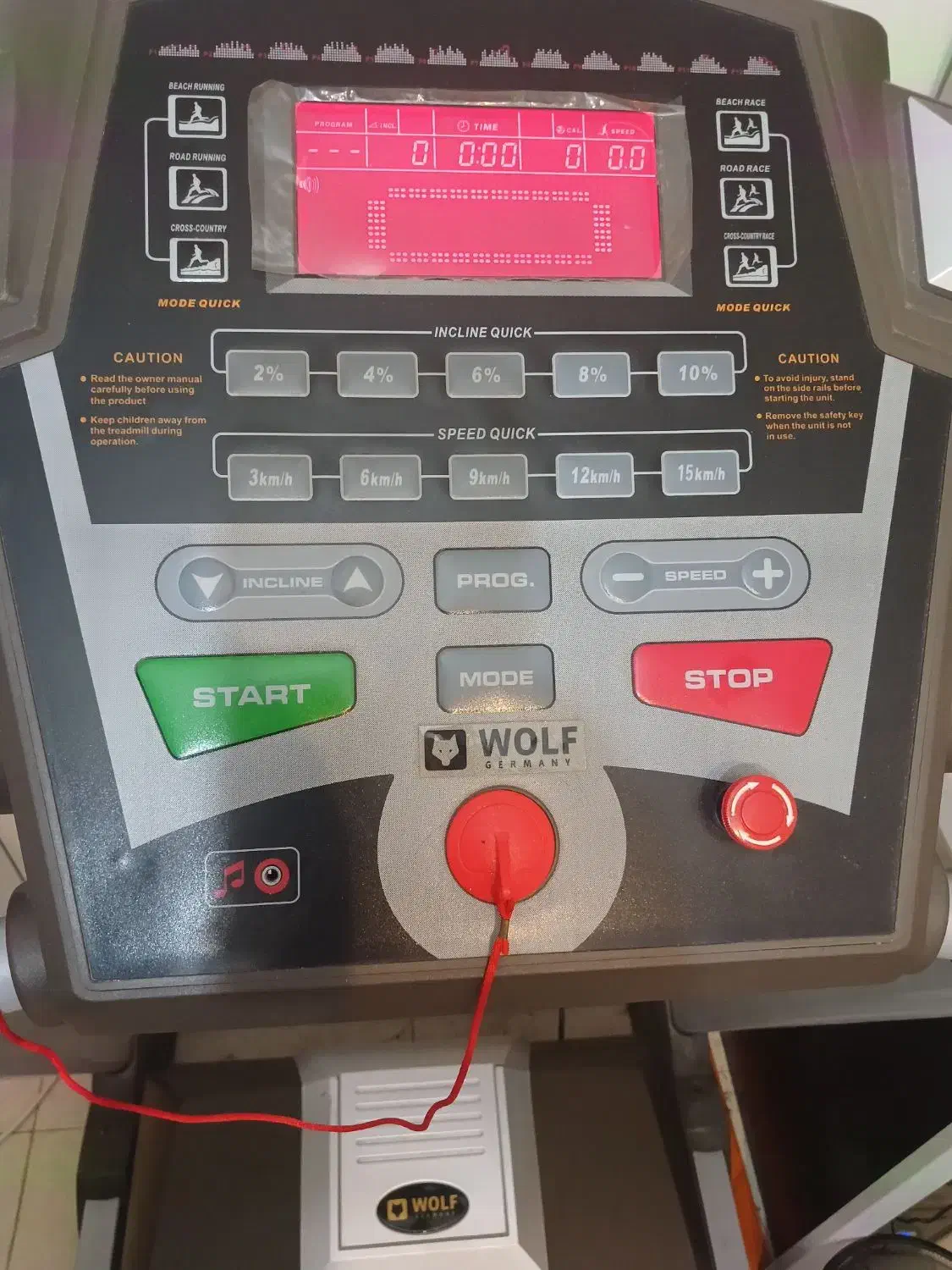 تردمیل نیمه حرفه ای ولف آلمان|تجهیزات ورزشی|بروجرد, |دیوار