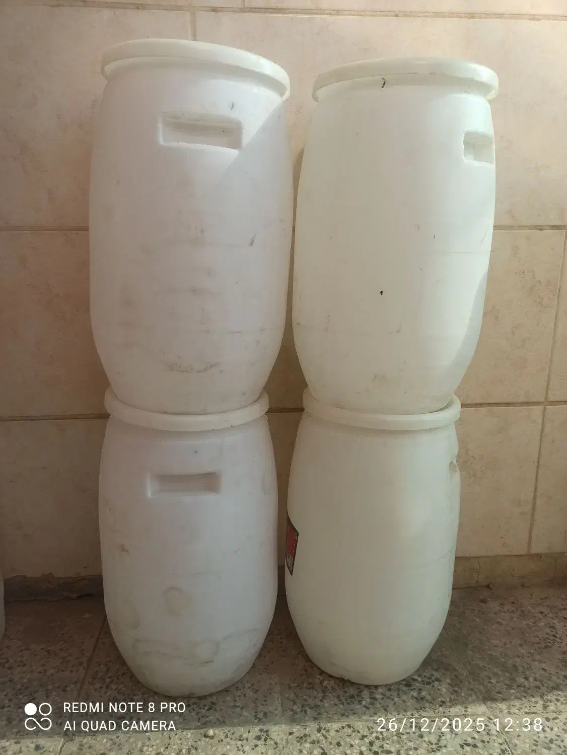 دبه|ظروف نگهدارنده، پلاستیکی، یک‌بارمصرف|نجف‌آباد, یزدانشهر|دیوار