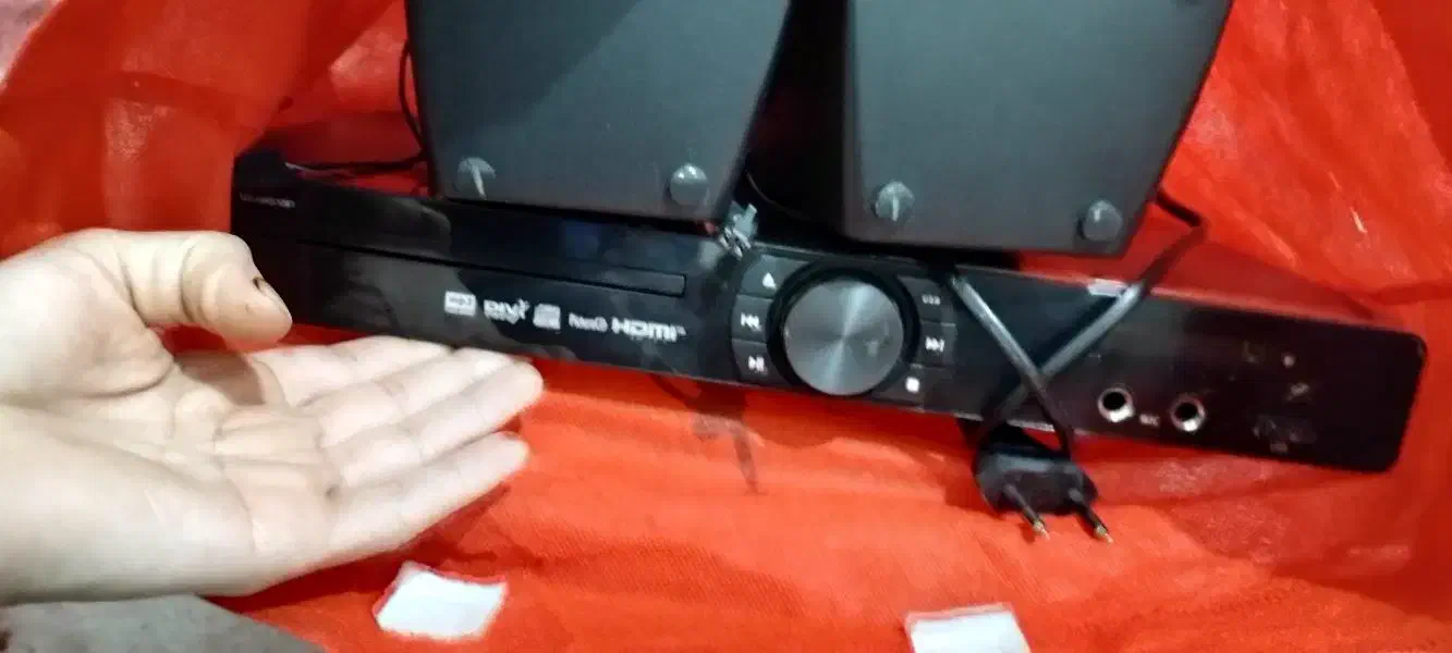 فروش فوری ست کامل DVD پلیر دو عدد باند قدرتمند|سیستم صوتی خانگی|میانه, |دیوار