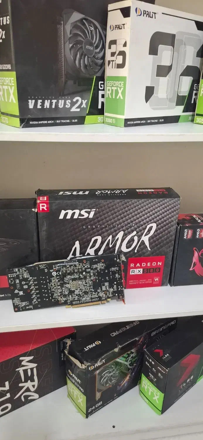 کارت گرافیک rx 580 msi armor  فول پورت|قطعات و لوازم جانبی رایانه|تهران, سلسبیل شمالی|دیوار