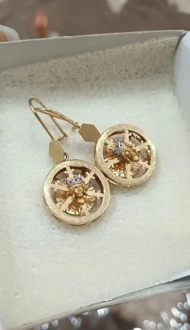 گوشواره الیزابت طلا|جواهرات|تبریز, |دیوار