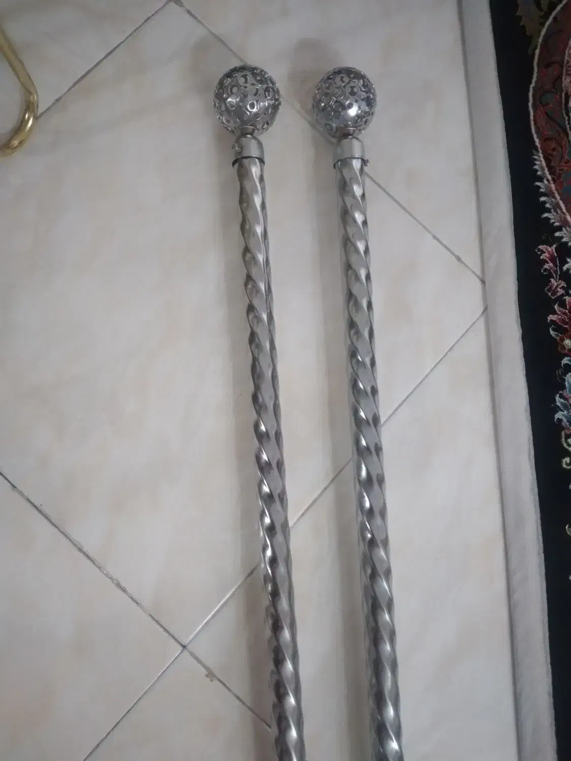 چوب پرده پانچ ۲ عدد|پرده، رانر، رومیزی|تهران, مشیریه|دیوار