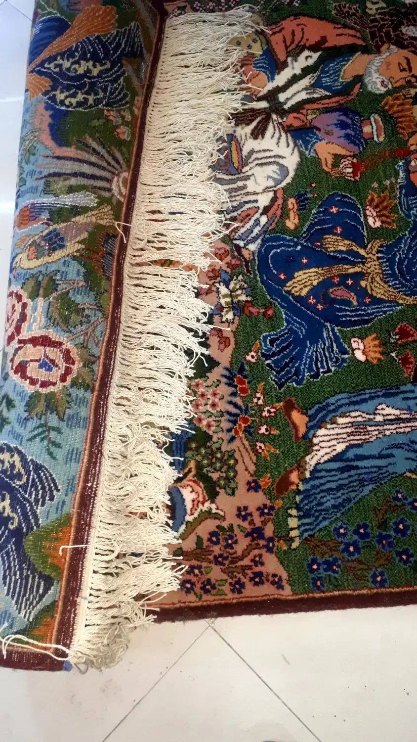 قالیچه دستباف کاشمر کرک نو|فرش|تهران, بوستان چیتگر|دیوار