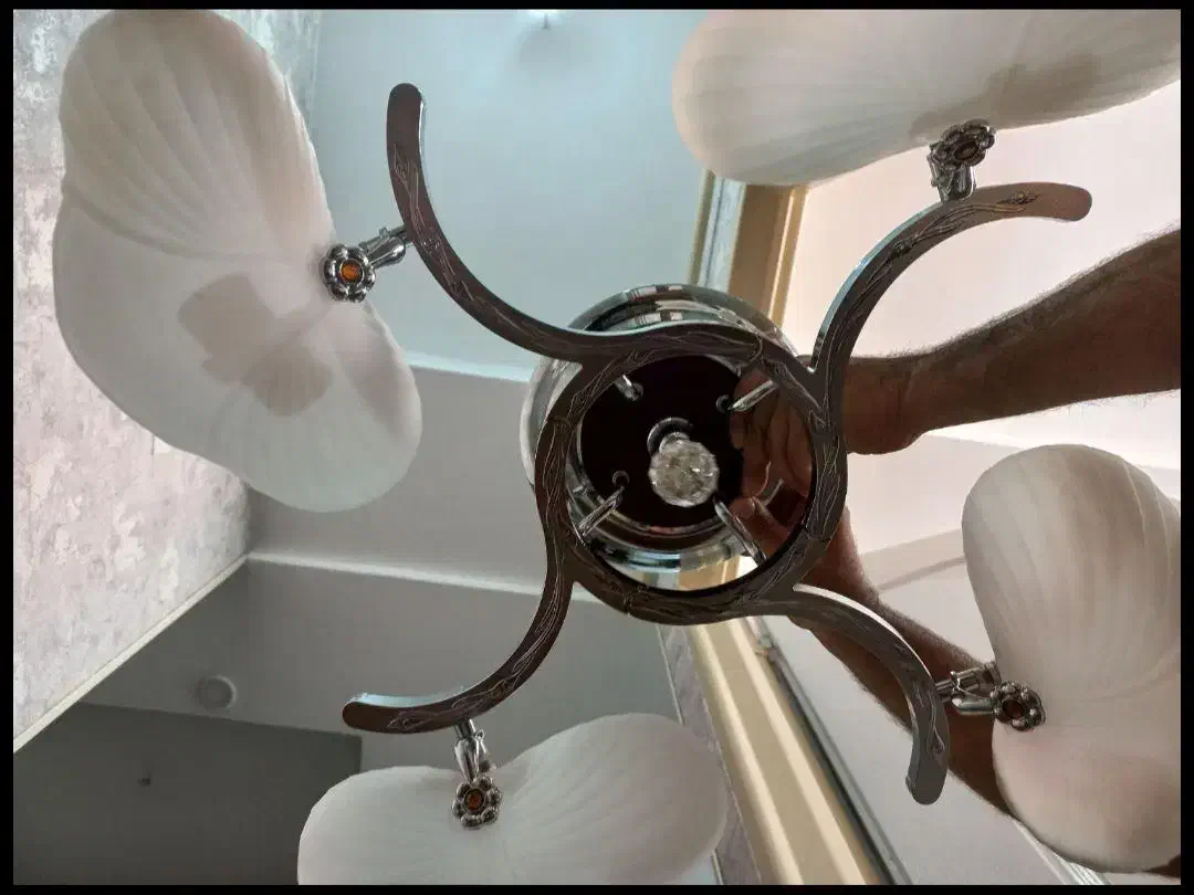 2عدد لوستر|لوستر و چراغ آویز|تبریز, |دیوار